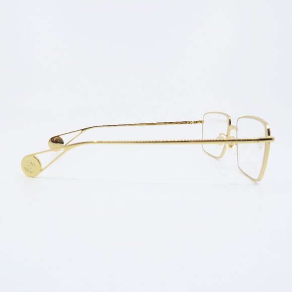 Gucci GG0439O 006 55mm Gold/Gold Metal, New Men's Eyeglasses Frames. - Picture 5 of 8